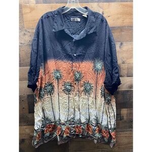 Hollis River Short Sleeve‎ Button Up Size 3XL